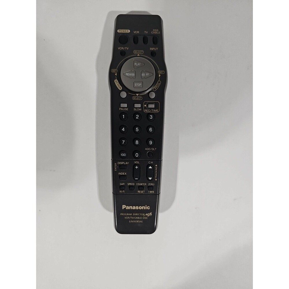 Panasonic Program Director MB Remote Universal VCR/TV/CATV Tested VSQS1480